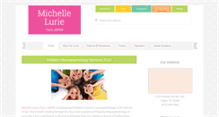 Desktop Screenshot of michellelurie.com