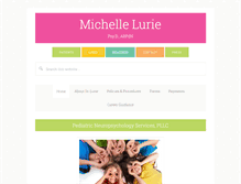 Tablet Screenshot of michellelurie.com